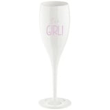 Koziol CHEERS NO. 1 IT S A GIRL Superglas 100ml mit Druck