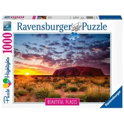 Ravensburger Puzzle Ayers Rock in Australien. Puzzle 1000 Teile, 1000 Puzzleteile