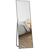 ComfortXL Standspiegel, Schwarz, Glas, 50x160x4 cm, Spiegel, Standspiegel