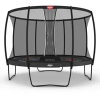 Berg Toys BERG Trampolin Elite Regular 430 grau Levels + Netz Deluxe XL