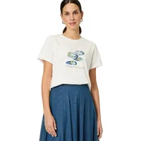 Zero Shirt mit Motiv Patch CreamGreen,44 | 44