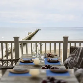 Duni Moody Maxi Kerzenhalter 123 x Ø 129 mm weiß 4 St.