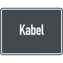 Dreifke® Abfallkennzeichen, Kabel, 150 x 200 mm, Folie selbstklebend 1 Stk.