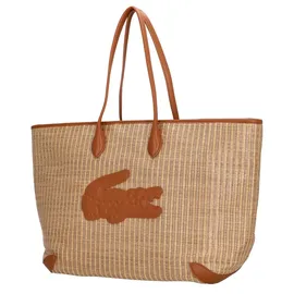 Lacoste Shopping Bag Shopper 15" 42 cm Natural Tan/Braun