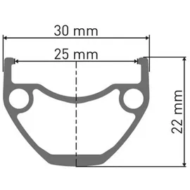 DT Swiss HU 1900 SPLINE 29" 25 mm HYBRID UTILITY - ́