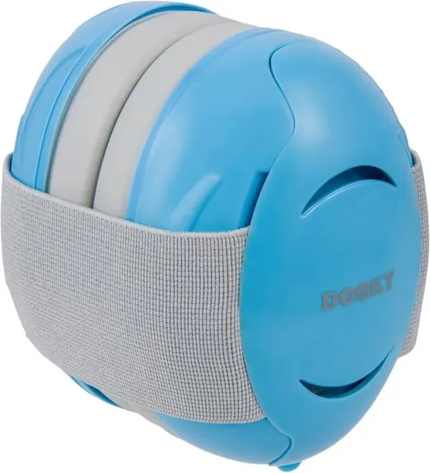 DOOKY Baby Gehörschutz Blau (0–3 Jahre)