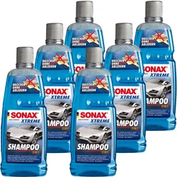 6x 1 Liter Sonax Xtreme Shampoo 2 In 1 Waschen Ohne Abledern Autoshampoo Pflege: Sonax: 02153000 (215300)