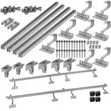 Avoltik Solar Halterung Ziegeldach Montageset Befestigung für 2 4 10 Solarmodule