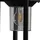 LUCANDE Außenwandleuchte Aluminium 43,0 cm 1 x E27 schwarz