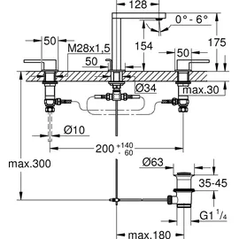 Grohe Plus Zweihandmischer DN 15 (20301003)