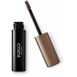 KIKO Milano Eyebrow Fibers Coloured Mascara 05 | Getönte Mascara Mit Pinsel Aus Synthetikfasern Für Gekämmte Und Aufgefüllte Augenbrauen Mit Glänzendem Finish