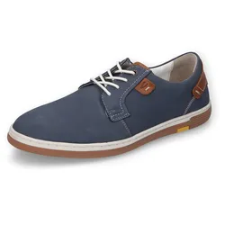 Schnürschuh CAMEL ACTIVE, Herren, Gr. 46, blau, Nubukleder, casual, Schuhe, Hybrid Sneaker, Business Schuh, Sneaker mit Lederfutter
