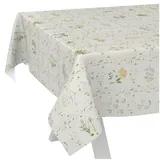 ANRO Wachstuchtischdecke abwaschbar 100 x 140 cm Beige
