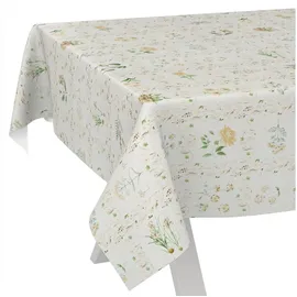 ANRO Wachstuchtischdecke abwaschbar 100 x 140 cm Beige