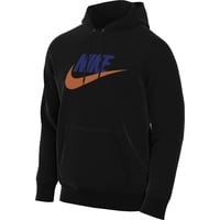 Nike Herren Top M Nk Club FL Hoody, Black/Black, FN3104-010, XL