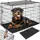 Tectake Hundekäfig-Gitterbox XXL Schwarz