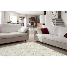 calo-deluxe »Scarllet 410« rechteckig 8 mm Höhe echtes Rinderfell, Wohnzimmer