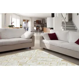 calo-deluxe »Scarllet 410« rechteckig 8 mm Höhe echtes Rinderfell, Wohnzimmer