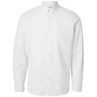 Selected HOMME Langarmhemd weiß, L,