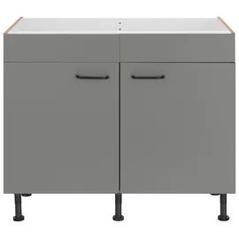 OPTIFIT Spülenschrank »Elga«, mit Soft-Close-Funktion, höhenverstellbaren Füßen, Breite 100 cm