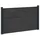 vidaXL Zaunlatte 1 x 1 x 1 m Schwarz/Aluminium