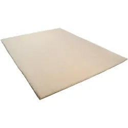 Wollteppich THEKO "Amravati" Gr. 2, weiß (wollweiß), B:70cm H:28mm L:140cm, Wolle, Teppiche, echter Berber Teppich, reine Wolle, handgeknüpft, auch als Läufer