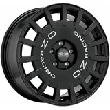 OZ RALLY RACING gloss black + silver lettering 8.0Jx18 5x114.3 ET45