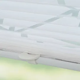 Liedeco Klemmfix-Plissee Ausbrenner 110 x 130 cm Polyester Weiß