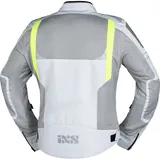 IXS Trigonis-Air Textiljacke - Hellgrau/Grau/Neon-Gelb - 4XL