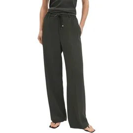 Someday Cevil Ease Wide Leg Hosen Midnight Olive 38