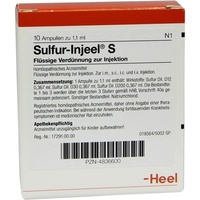 Heel Sulfur Injeel S Ampullen