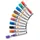 NOBO Liquid Ink Whiteboard-Marker farbsortiert 3,0 mm, 10 St.