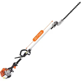 Vevor 6-in-1 Heckentrimmer Benzin-Heckenschere, 52CC Langstielheckenschere