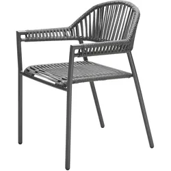 Solpuri Sun Stapelsessel Aluminium Anthracite/String Flex Anthracite - anthracite