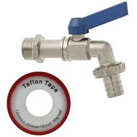 Geka Kugelauslaufventil-Set 3/4"-12mm MS Ni GEKA