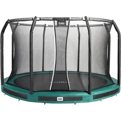 Trampoline - Premium Ground - 396 cm - Rund Graun EINHEITSGRÖSSE