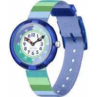 Flik Flak Stripy Green FBNP226 Kinderuhr