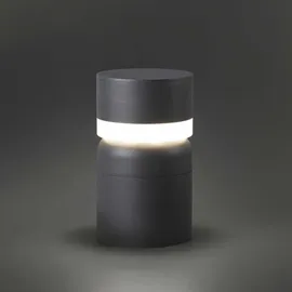 faro BARCELONA Sockelleuchte Aluminium 25,0 cm inkl. LED 3000K IP54 dunkelgrau