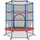Costway Gartentrampolin 140 cm inkl. Sicherheitsnetz Blau