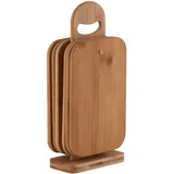 Testrut Axxentia Bambus Schneidebrett-Set 7-teilig