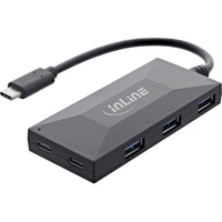 InLine InLine® USB 3.2 Gen.1 Hub, USB-C zu 2 Port und 3 Port USB-A, ohne Netzteil