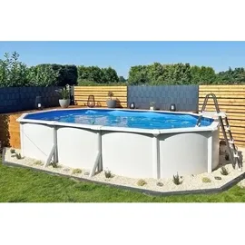 Planet Pool Stahlwandpool ovalform Classic 535 x 300 x 120 cm inkl. Sandfilteranlage