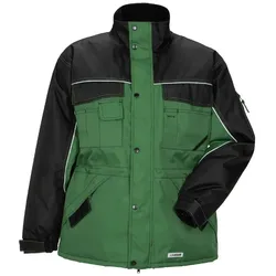 Winter Parka "DUST" Outdoor - XXL - farngrün/schwarz