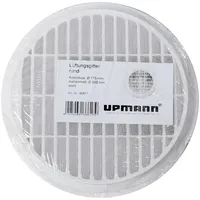 Upmann Lüftungsgitter rund Kunststoff 175mm/weiß
