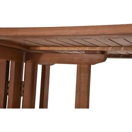 Garden Pleasure Baltimore Gartentisch 120 x 70 x 73 cm braun