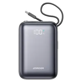Joyroom JR-PBF29 20000mAh 22,5W Powerbank mit Doppelkabel Schwarz