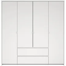 VCM Kleiderschrank Next 197 x 200 x 0 cm Weiß