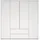 VCM Kleiderschrank Next 197 x 200 x 0 cm Weiß
