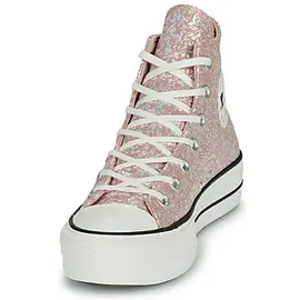 Converse Turnschuhe CHUCK TAYLOR ALL STAR LIFT PLATFORM GLITTER in Rosa, 36