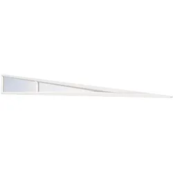 Seitenkeil | RAL 9016 | Farbe Klar / Opal Weiß | Tiefe 2,50 m